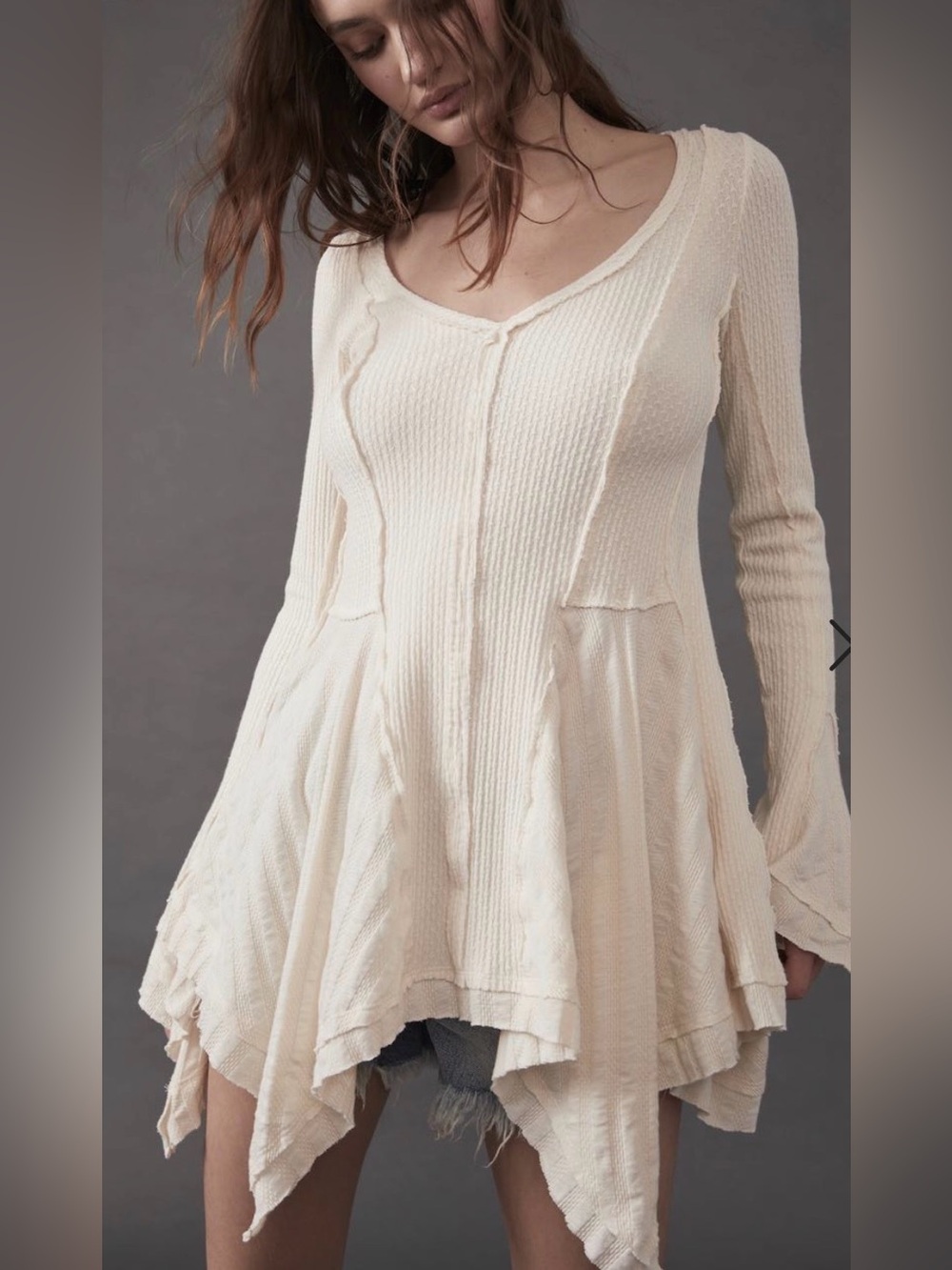 Free People We The Free Primrose Thermal Top,Size-Small